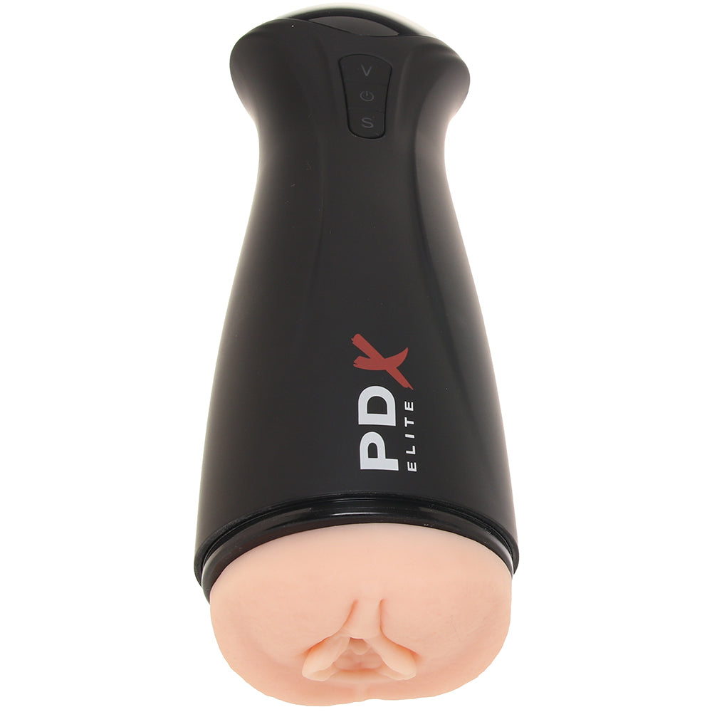 PDX Elite F*ck-Gasm Auto Suction Stroker in Light