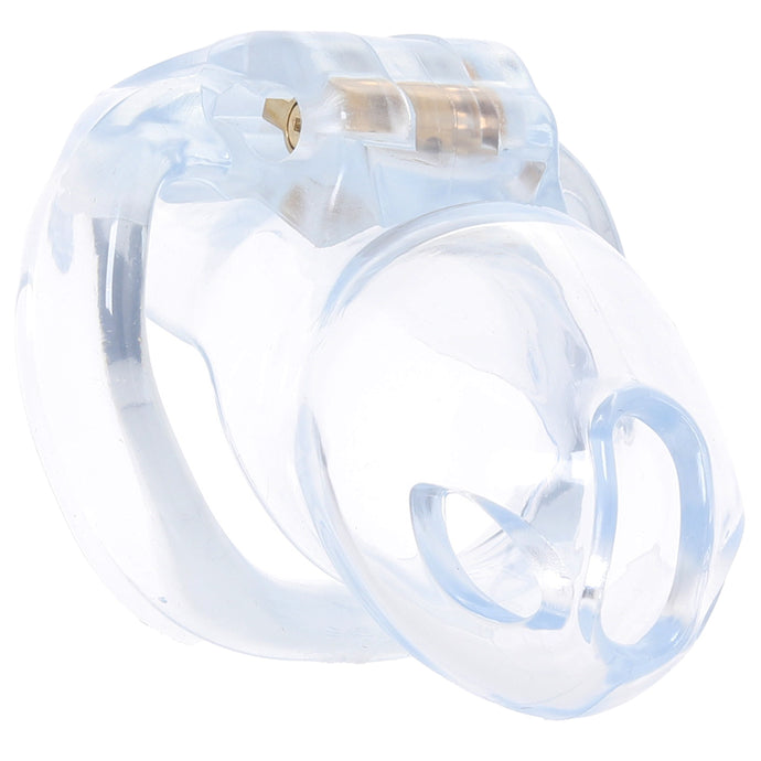 Lockmaster 3.5 Inch See-Thru Side Lock Chastity Cage