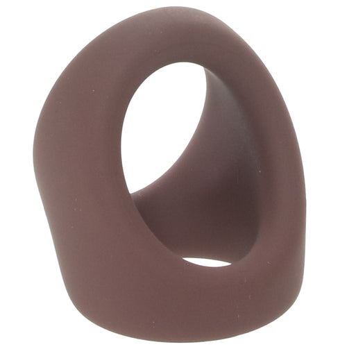 Jock Discreet Silicone Cock & Ball Ring in Dark