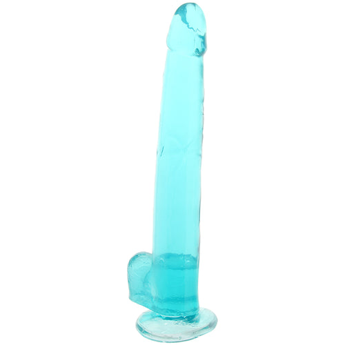 Size Queen 12 Inch Jelly Dildo in Blue