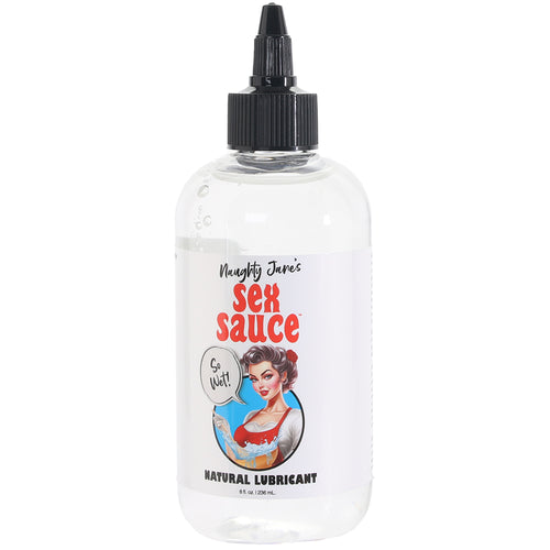 Naughty Jane's Sex Sauce Natural Lubricant in 8oz/236ml