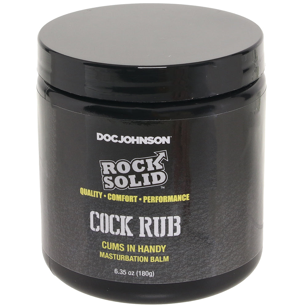 Rock Solid Cock Rub Masturbation Balm in 6.35oz/180ml