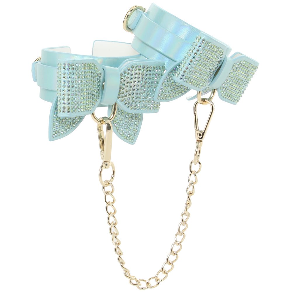 Ouch! Paris Collection Leg Cuffs in Blue