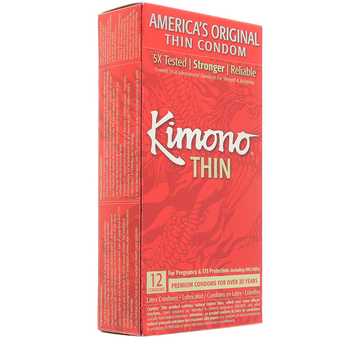 Kimono Thin Condoms in 12 Pack