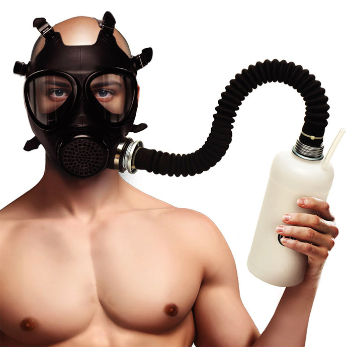 Master Series Inhaler Gas Mask with Bottle