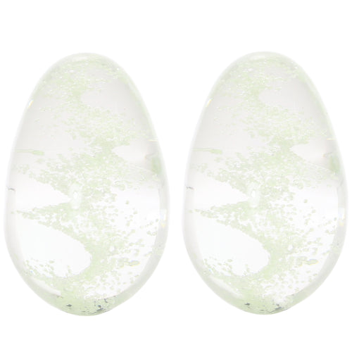 Firefly Glass Kegel Eggs in Glow in the Dark