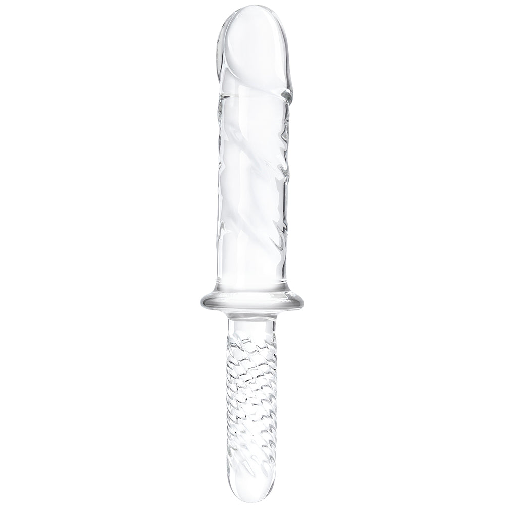 gläs 11 Inch Girthy Cock Double Ended Dildo