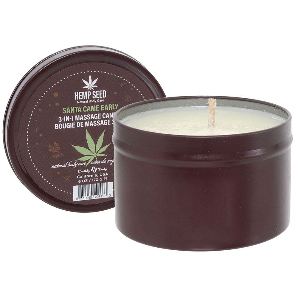 3-in-1 Massage Candle 6oz/170g in Santa Came Early