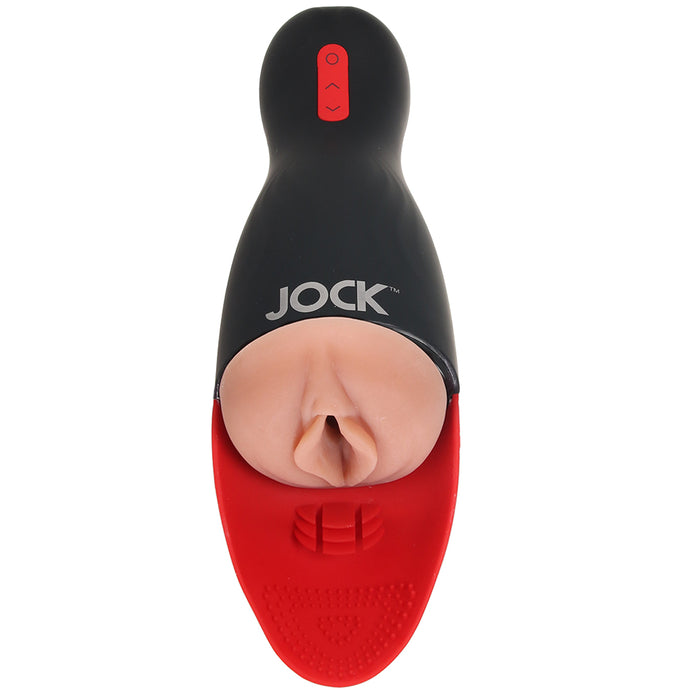 Jock Sucking & Vibrating Pussy Masturbator