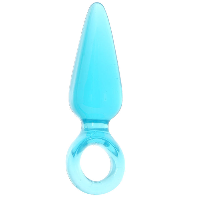 Jolie Pleasures Mini Butt Plug in Aqua