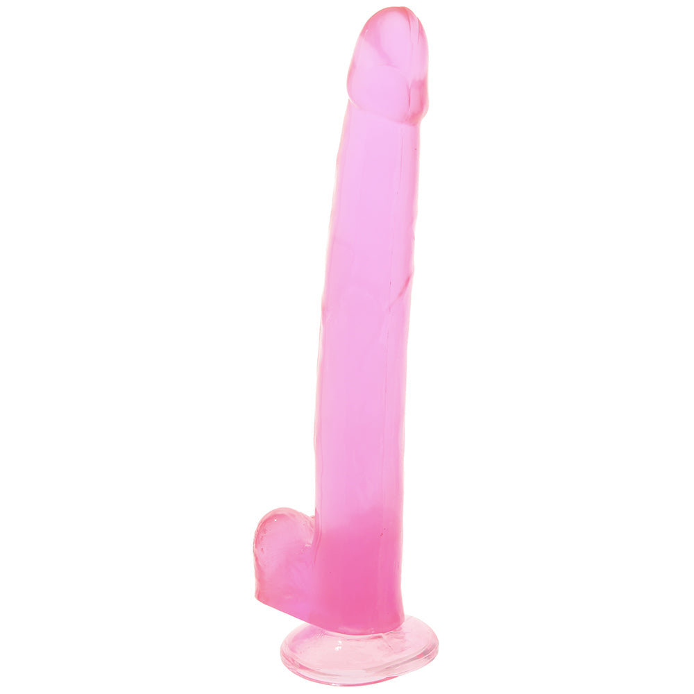 Size Queen 12 Inch Jelly Dildo in Pink